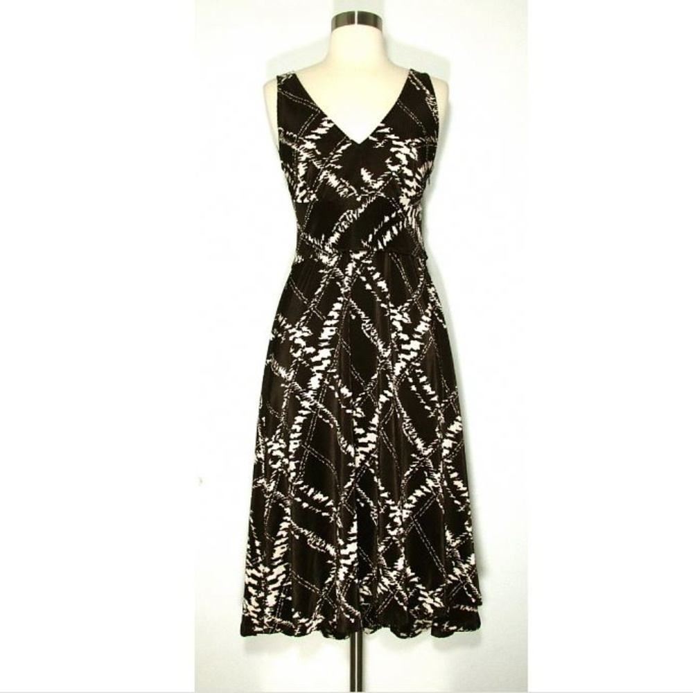 BANANA REPUBLIC Dress Cream Brown Sleeveless XS